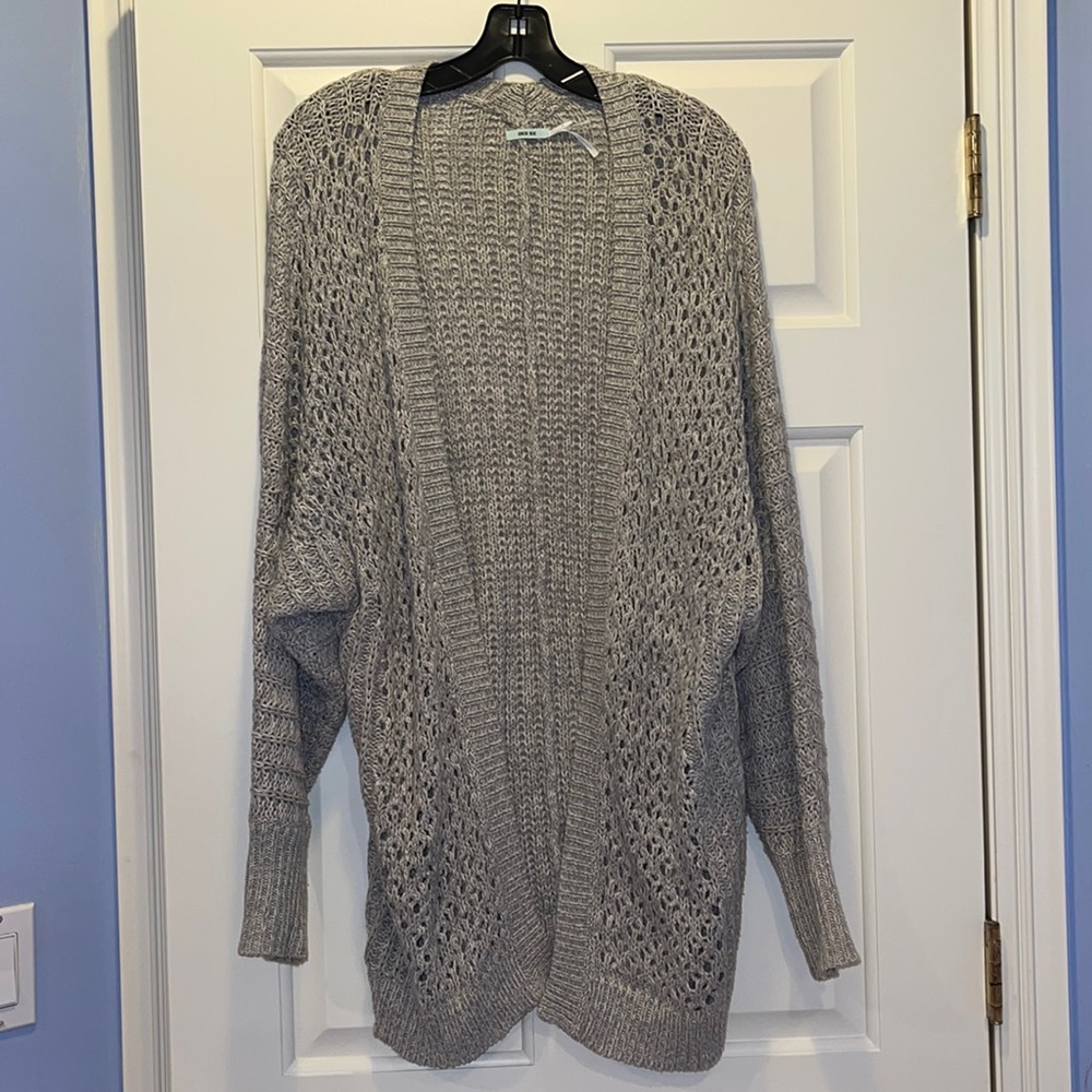 Kimchi Blue small gray open cocoon cardigan, hardly worn